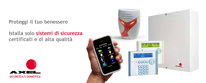 Impianti di allarme e antintrusione certificati - Axel